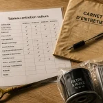 Tableau entretien voiture : kilométrage et durée par motorisation
