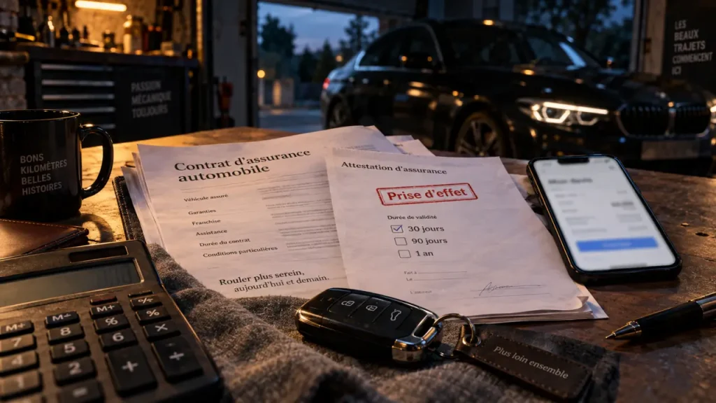 Assurance voiture 1 mois, couverture temporaire 50 à 150 €