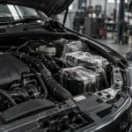 Nettoyage voiture moteur : câbles et connecteurs protégés contre l’eau