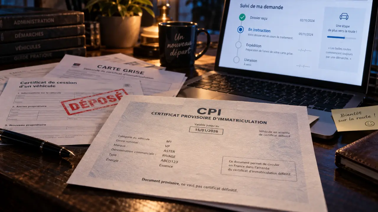 Combien de temps pour faire carte grise : 30 jours pour agir, plusieurs semaines pour recevoir