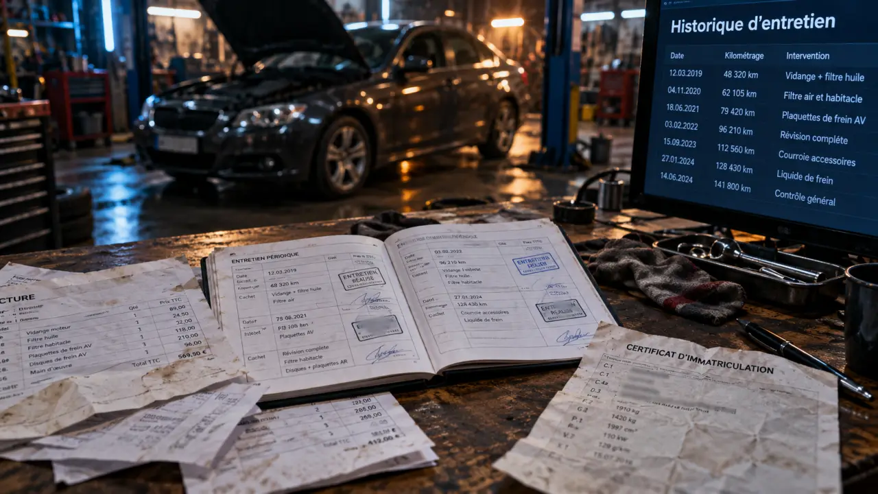 Voiture occasion fiable : prix bas et frais cachés, historique d’entretien